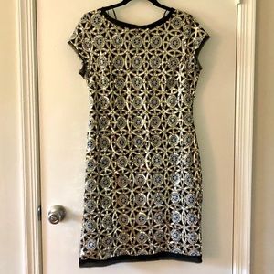 Vince Camuto Sequin Dress Sz 12